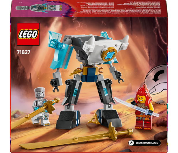 LEGO Ninjago 71827 Mech w zbroi bojowej Zane’a - 1284128 - zdjęcie 6
